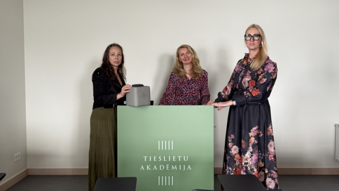 Tieslietu ministre apmeklēja Tieslietu akadēmijas telpas