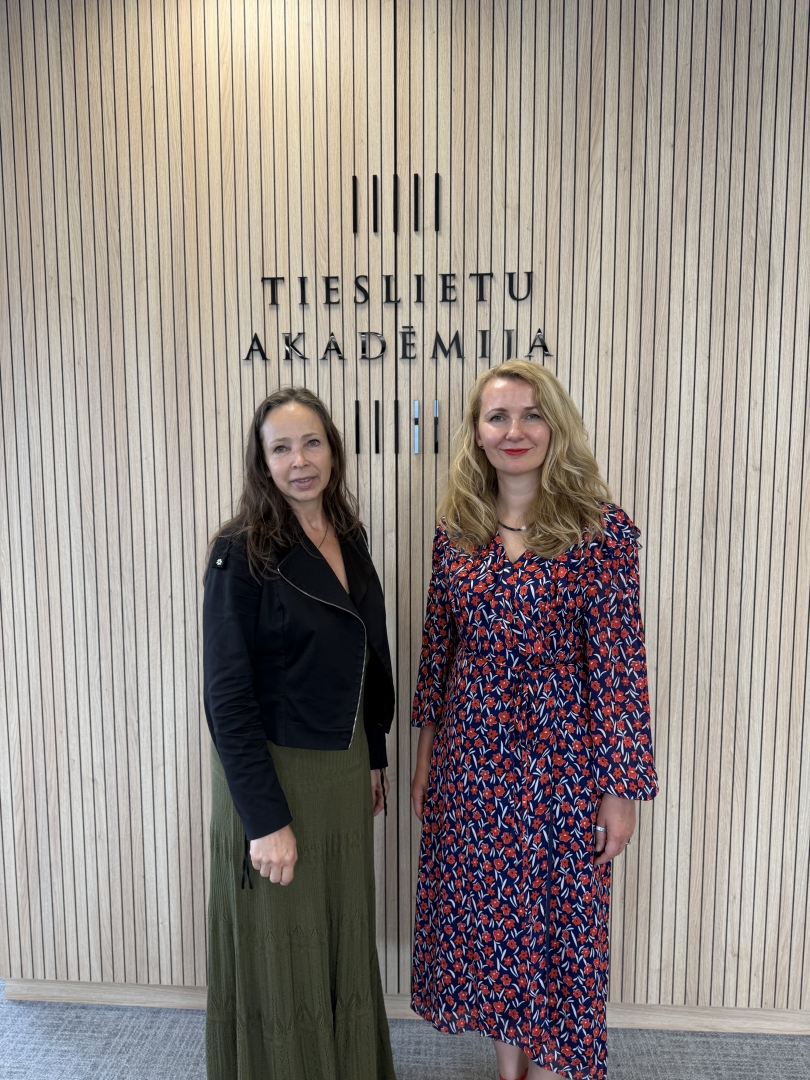 Tieslietu ministre apmeklēja Tieslietu akadēmijas telpas